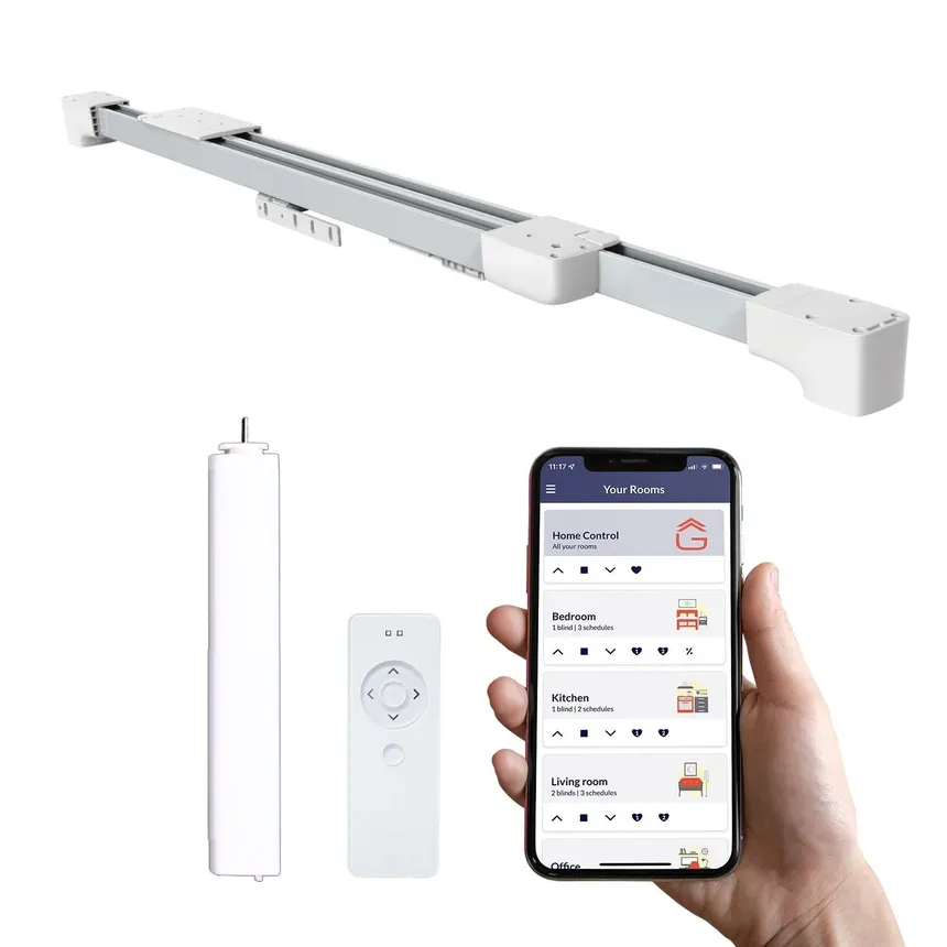 motorized curtain rail